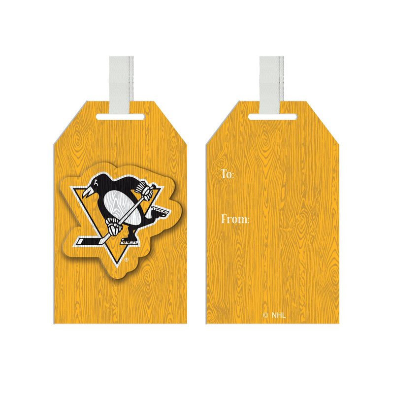 Team Sports America Pittsburgh Penguins Team Logo Gift Tag Ornament