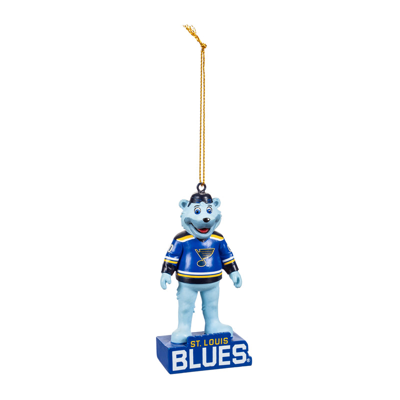 St Louis Blues, Mascot Statue Ornament Officially Licensed Decorative Ornament for Sports Fans