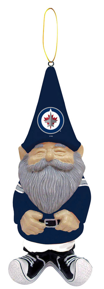 Team Sports America Winnipeg Jets Mini Garden Gnome Christmas Ornament