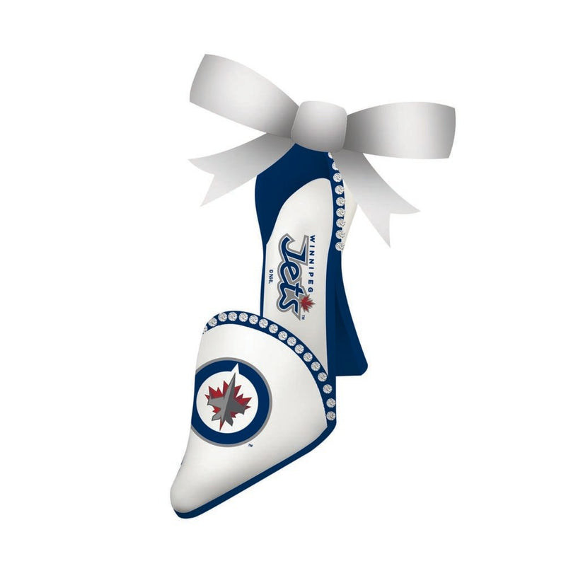 Team Sports America Winnipeg Jets High Heel Shoe Christmas Ornament