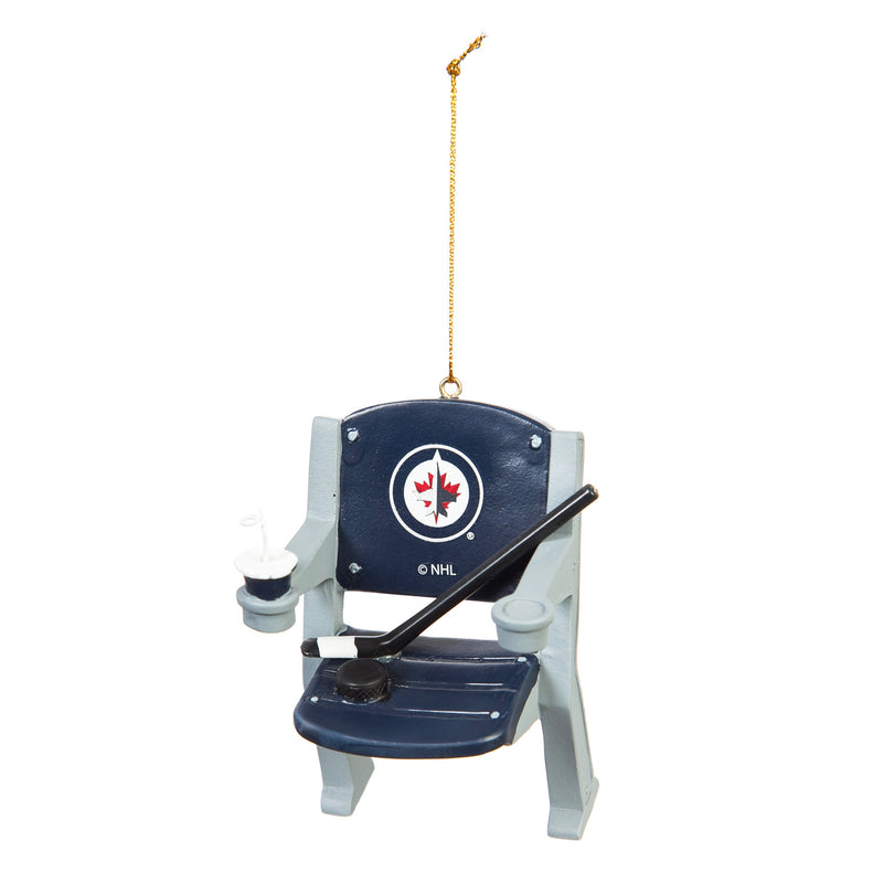 Team Sports America Stadium Chair Ornament, Winnipeg Jets