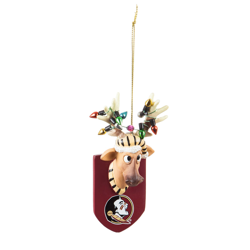 Florida State University, Resin Reindeer Ornament Officially Licensed Decorative Ornament for Sports Fans