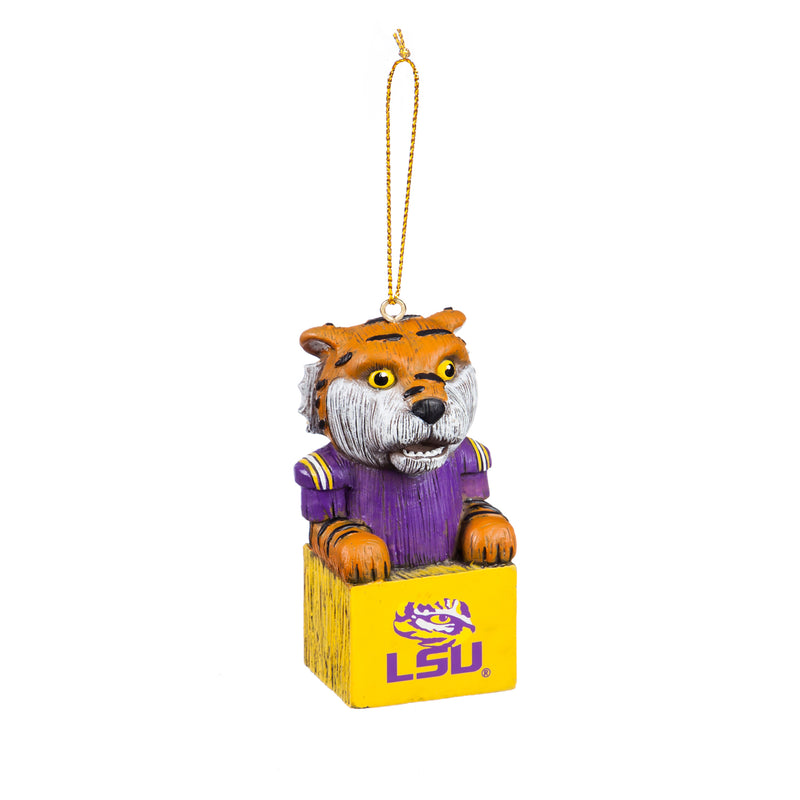 Evergreen Enterprises Mascot Ornament,  LSU, 1.5'' x 1.6 '' x 3.5'' inches