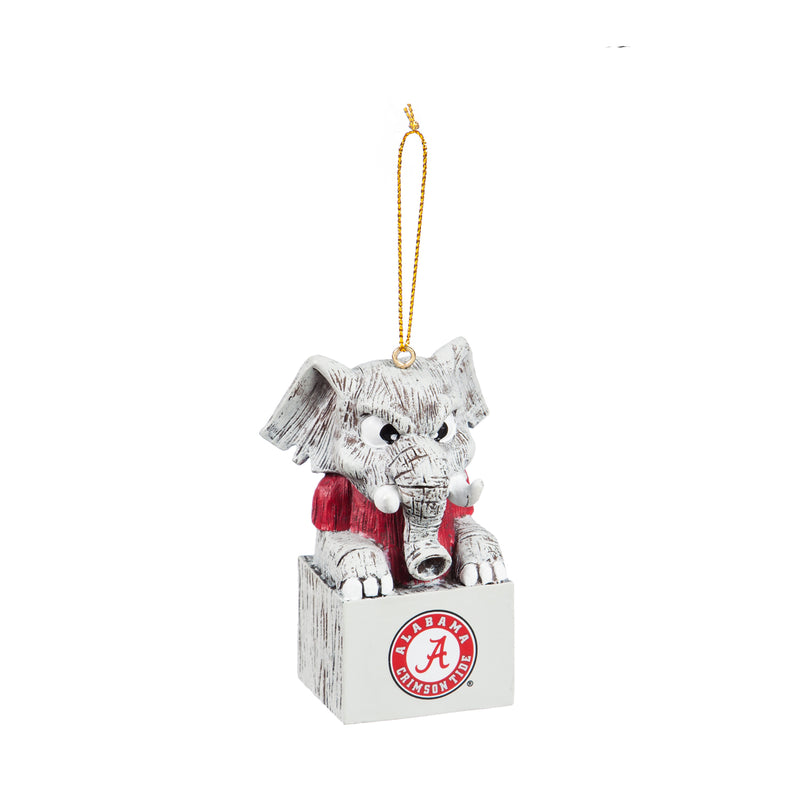 Evergreen Enterprises Mascot Ornament,  Alabama, 1.5'' x 1.6 '' x 3.5'' inches