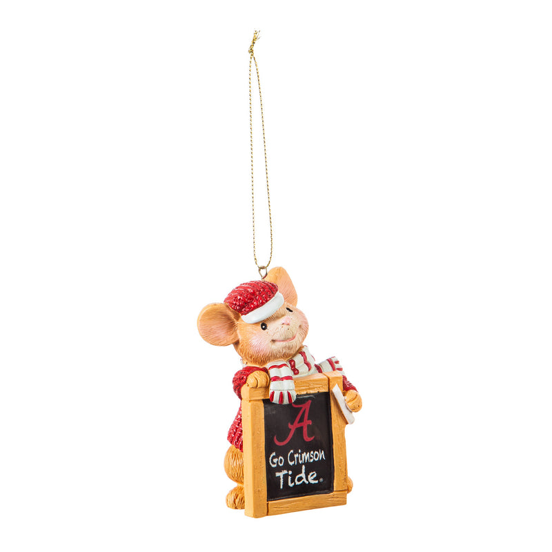 University of Alabama, Holiday Mouse Ornament Officially Licensed Decorative Ornament for Sports Fans Ornament