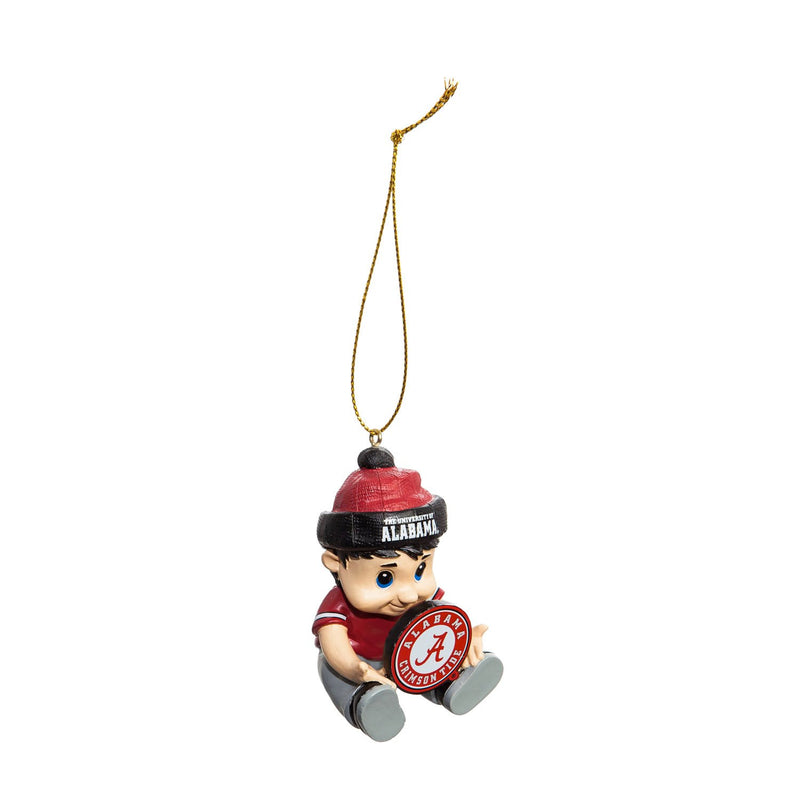Team Sports America NCAA University of Alabama Remarkable Adorable Lil Fan Christmas Ornament - 2" Long x 2" Wide x 3" High