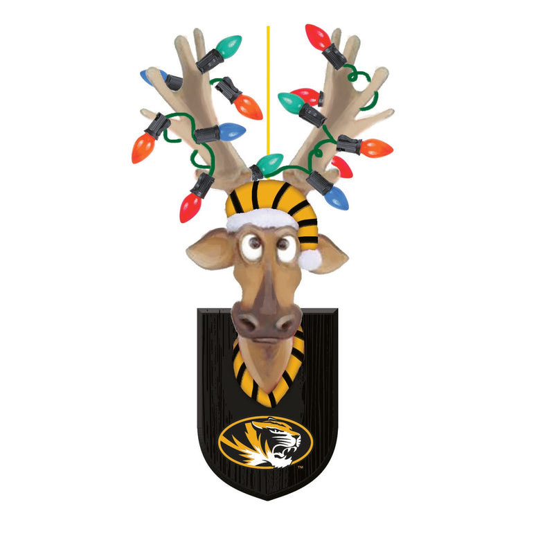 University of Missouri, Resin Reindeer Ornament Officially Licensed Decorative Ornament for Sports Fans
