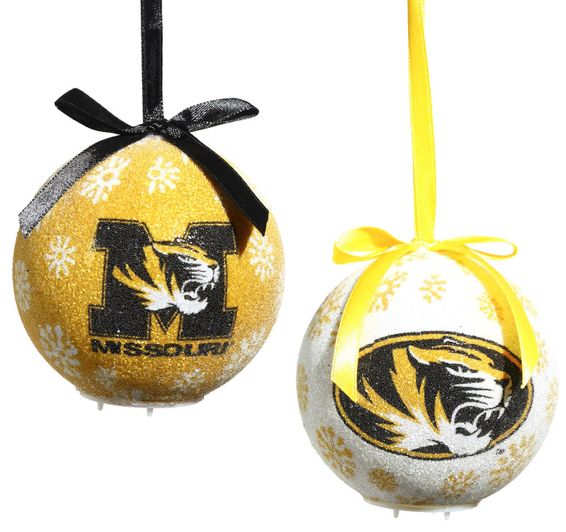 Evergreen NCAA Missouri Tigers Ornament LED Box Set, Team Color, One Size
