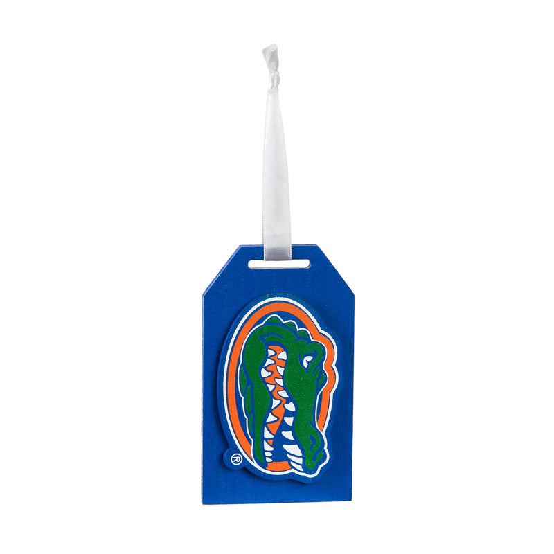 Evergreen University of Florida,Gift Tag Ornament, 3'' x 0.9 '' x 5'' inches