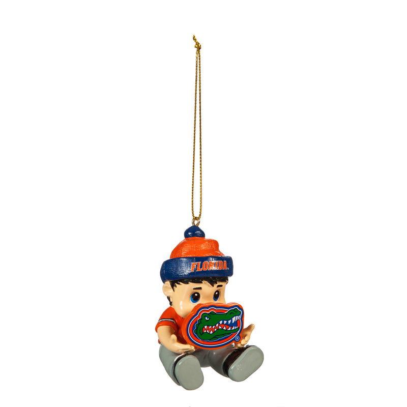 Team Sports America NCAA University of Florida Remarkable Adorable Lil Fan Christmas Ornament - 2" Long x 2" Wide x 3" High