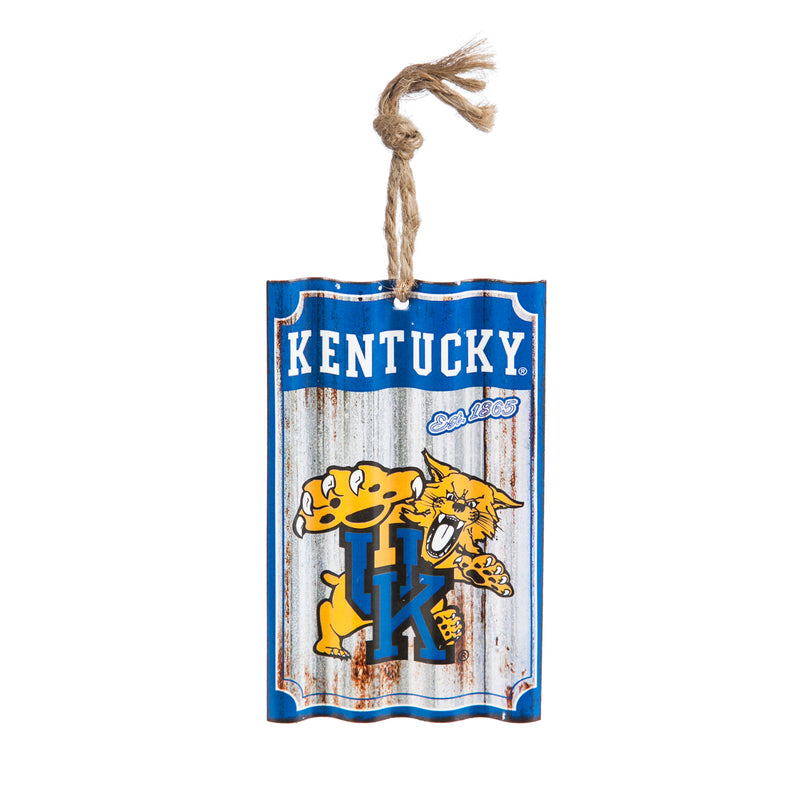 Team Sports America Kentucky Wildcats Corrugated Metal Ornament