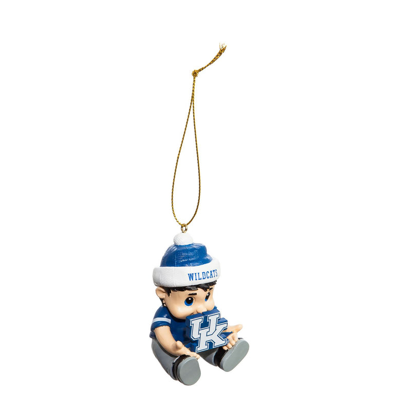 Team Sports America NCAA University of Kentucky Remarkable Adorable Lil Fan Christmas Ornament - 2" Long x 2" Wide x 3" High