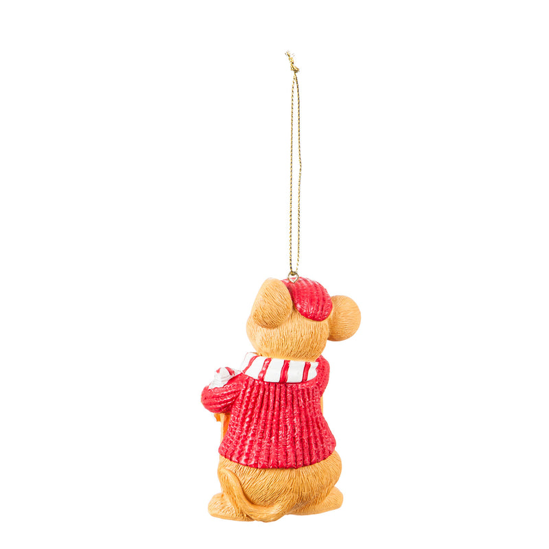 University of Nebraska, Holiday Mouse Ornament,3ot949mou