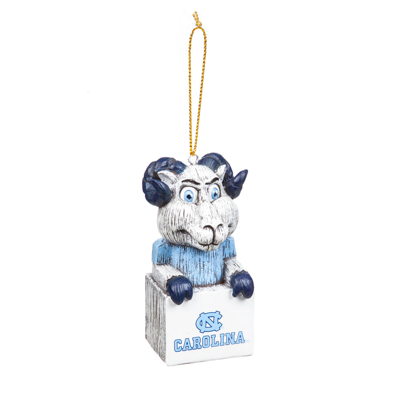 Evergreen Enterprises Mascot Ornament,  North Carolina, 1.5'' x 1.6 '' x 3.5'' inches