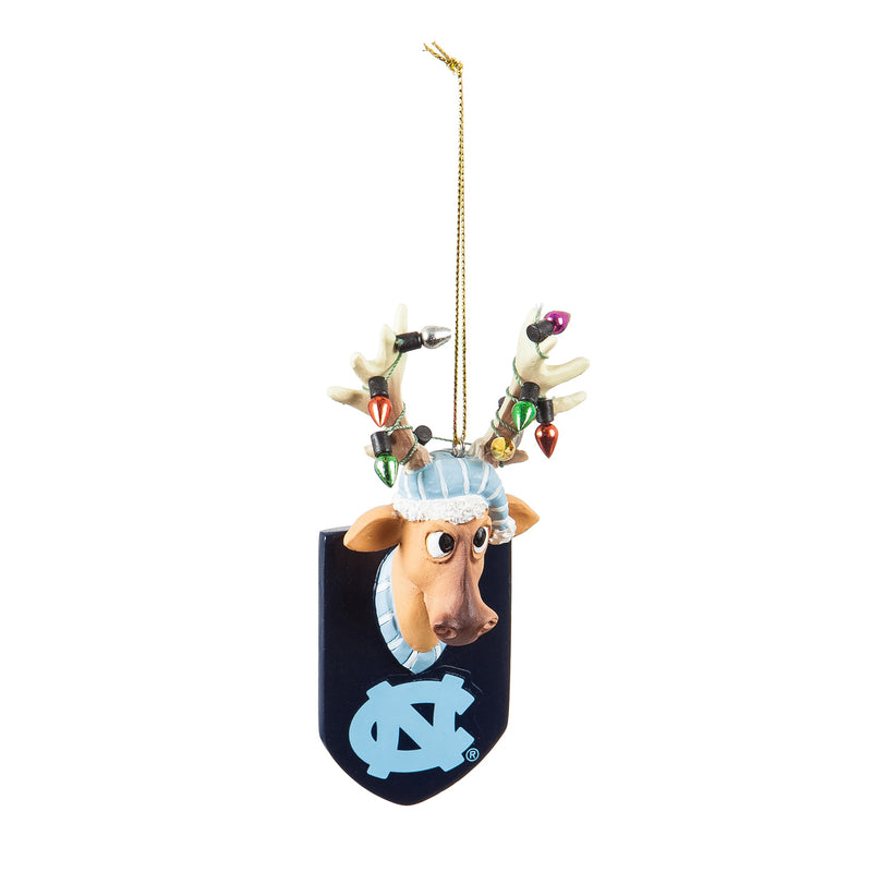 University of North Carolina, Resin Reindeer Ornament Officially Licensed Decorative Ornament for Sports Fans