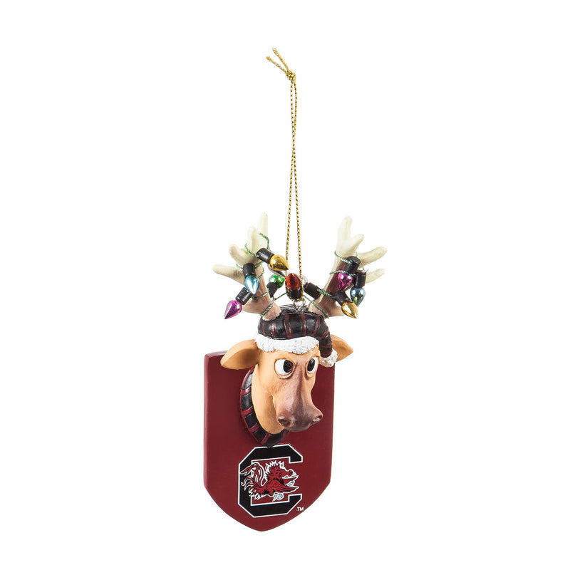 University of South Carolina, Resin Reindeer Ornament Officially Licensed Decorative Ornament for Sports Fans