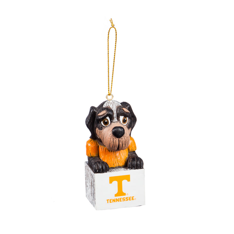 Evergreen Enterprises Mascot Ornament,  Tennessee, 1.5'' x 3.5 '' x 1.6'' inches