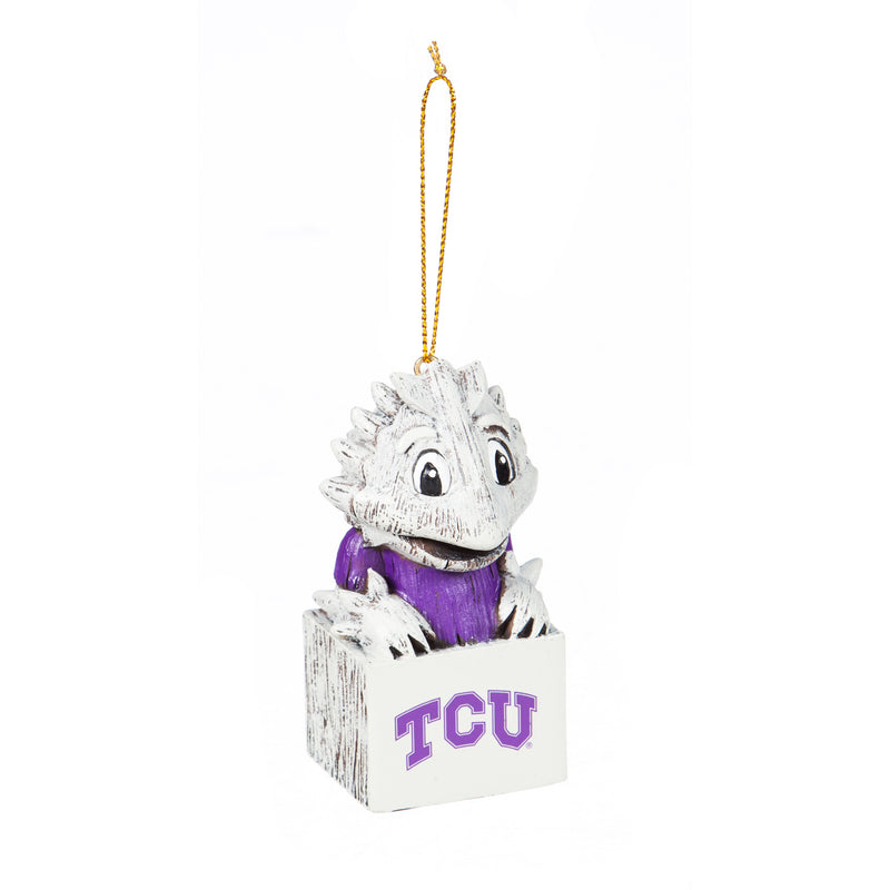 Team Sports America TCU Horned Frogs Team Mascot Ornament