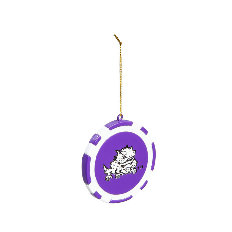 Game Chip Ornament, Texas Christian University,3ot960pc