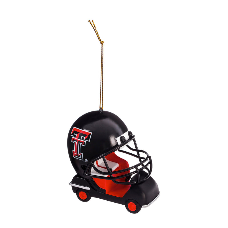 Evergreen Texas Tech, Field Car Ornament, 2.95'' x 2.17 '' x 2.95'' inches