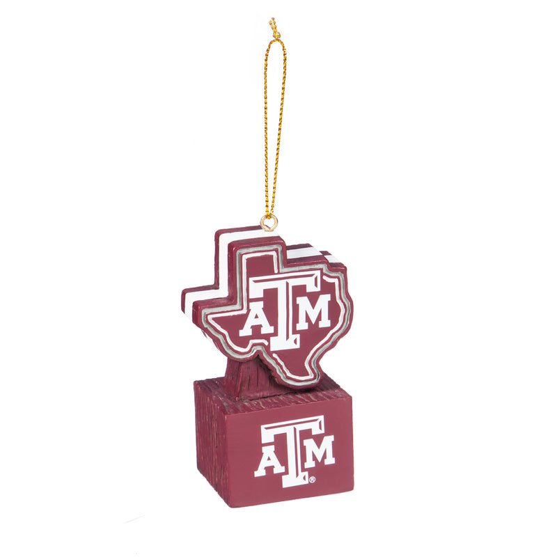Mascot Ornament,  Texas A&M,3ot969mas