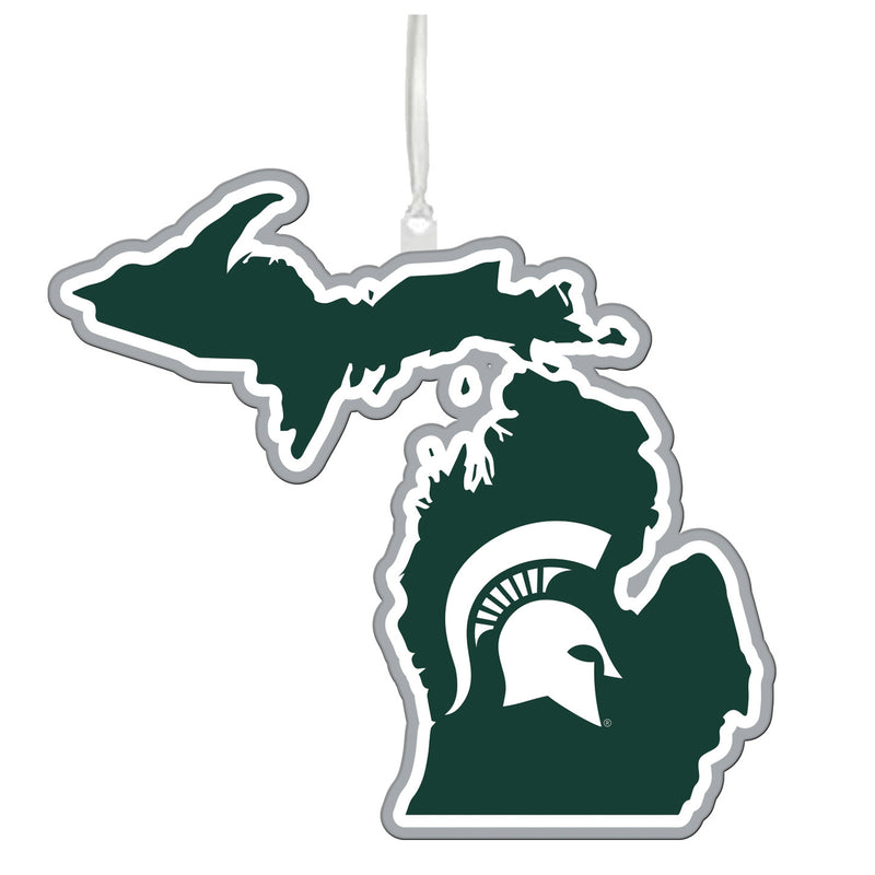Michigan State University, State Ornament,3ot971state