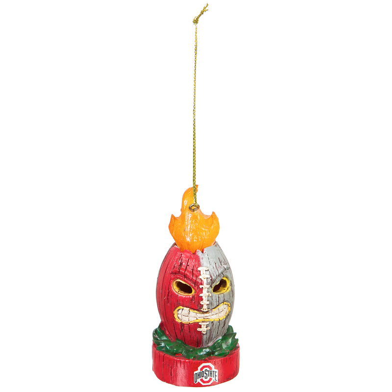 Team Sports America Ohio State University Lit Team Tiki Ball Ornament