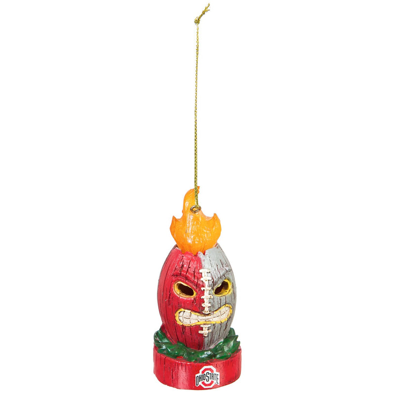 Team Sports America Ohio State University Lit Team Tiki Ball Ornament