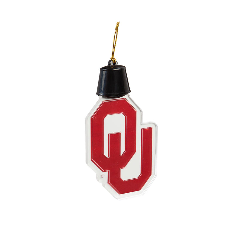Team Sports America University of Oklahoma Radiant Lit Acrylic Team Icon Ornament