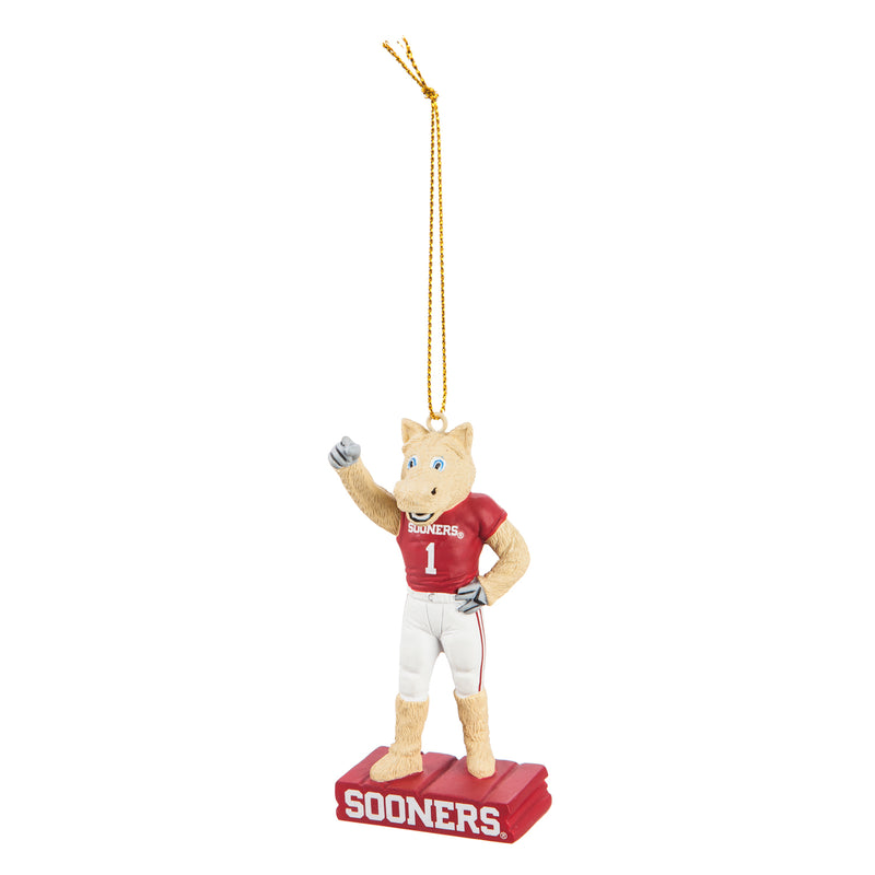 University of Oklahoma, Mascot Statue Ornament Officially Licensed Decorative Ornament for Sports Fans