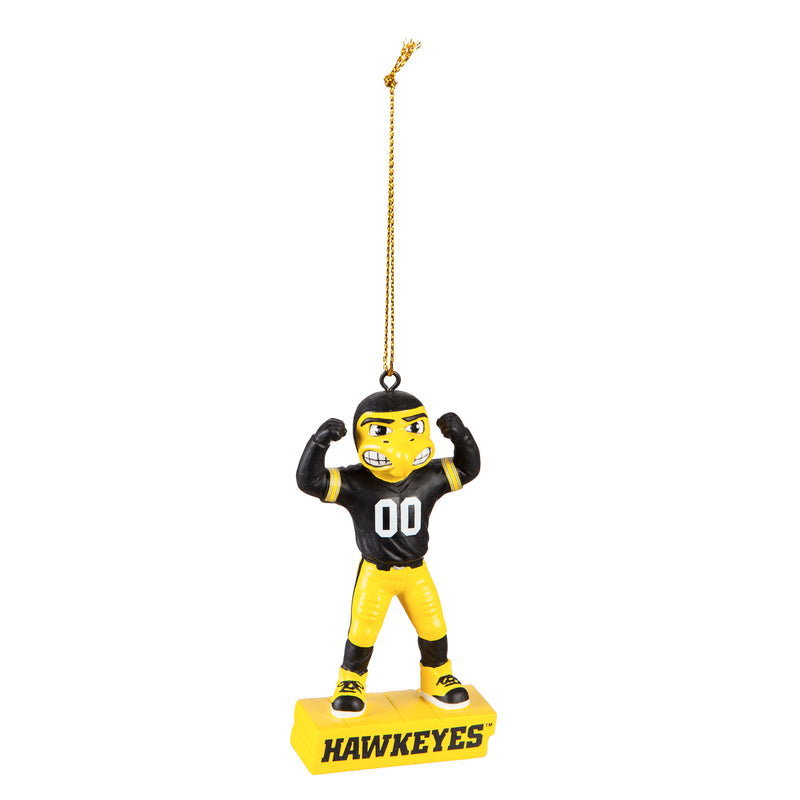 University of Iowa, Mascot Statue Ornament Officially Licensed Decorative Ornament for Sports Fans