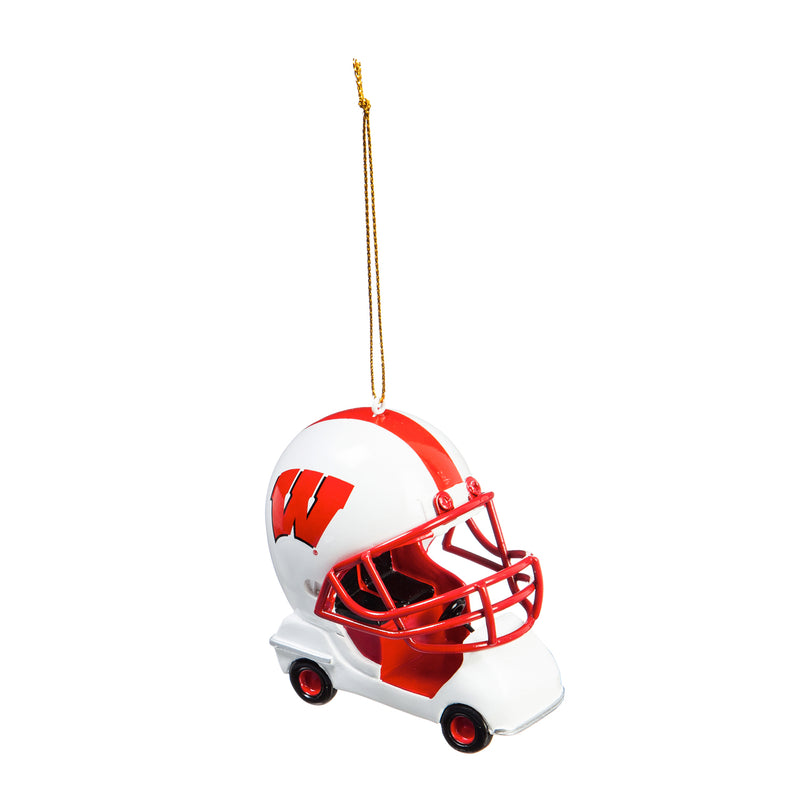 Evergreen Enterprises University of Wisconsin-Madison, Field Car Ornament, 2.95'' x 2.17 '' x 2.95'' inches