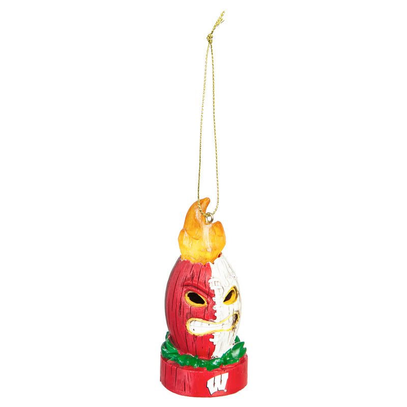 Team Sports America University of Wisconsin-Madison Lit Team Tiki Ball Ornament