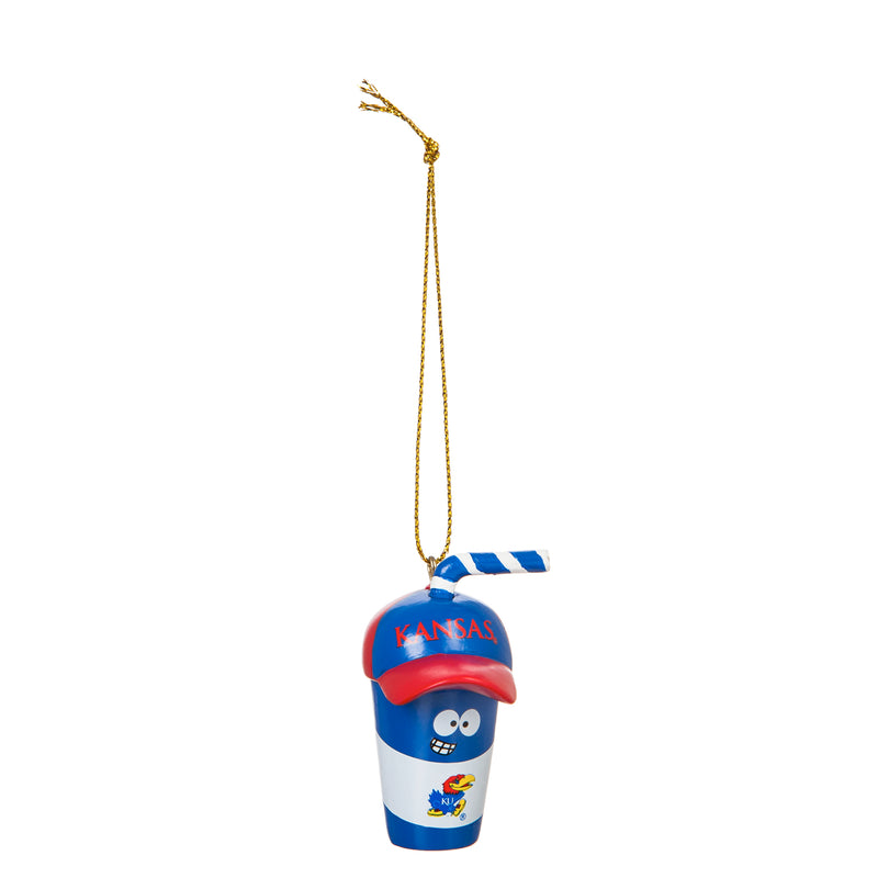 University of Kansas, Snack Pack Ornament Set Officially Licensed Decorative Ornament for Sports Fans