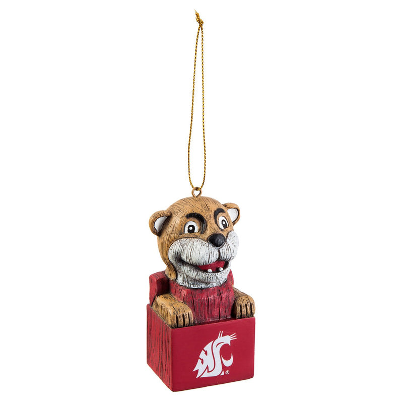 Team Sports America Washington State University Team Tiki Totem Mascot Ornament