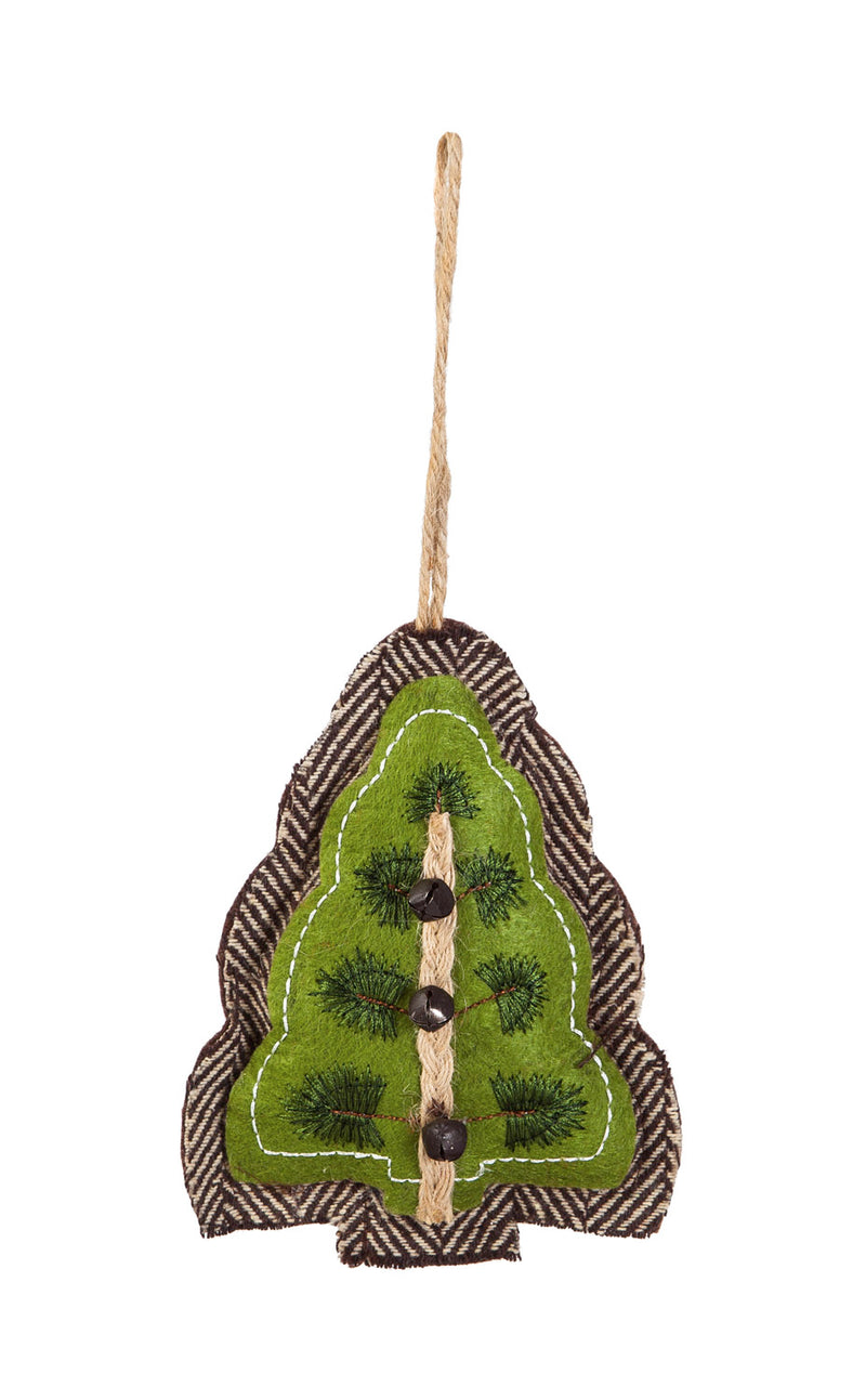 Floral Metal Ornament with Gems, 2 Assorted, 5.5'' x 0.3'' x 6.5'' inches