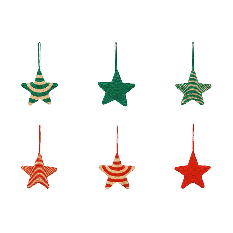 Geometric Metal Snowflake Ornament, 2 Assorted, 6'' x 0.3'' x 6'' inches