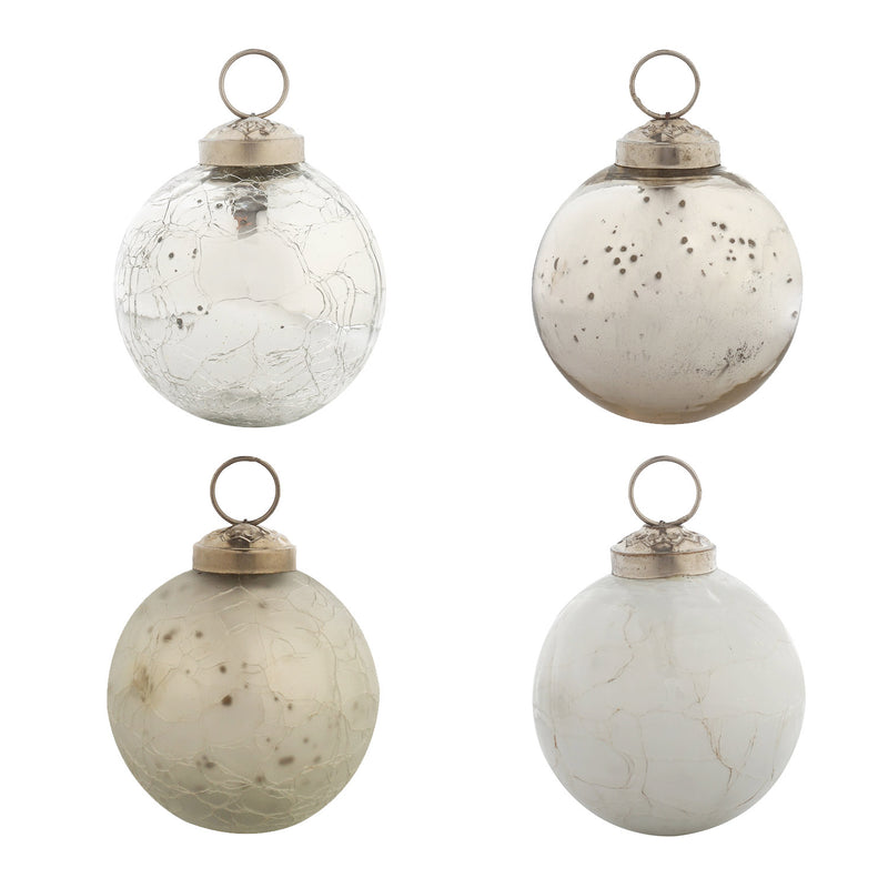 2.5'' Christmas Chic Round Ornaments, Set of 12,3otg345