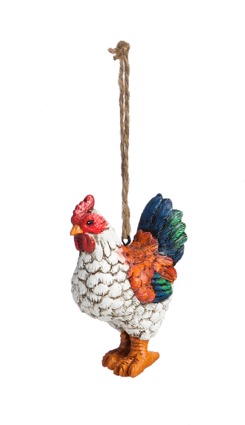 Polystone Farm Ornament, 4 ASST