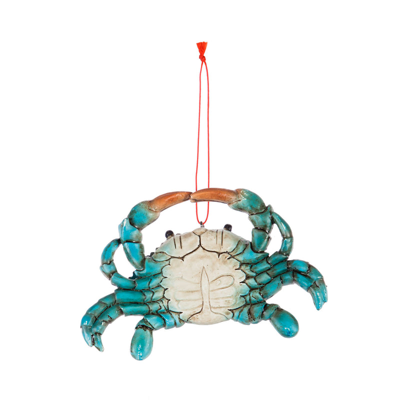 Resin Blue Crab Ornament