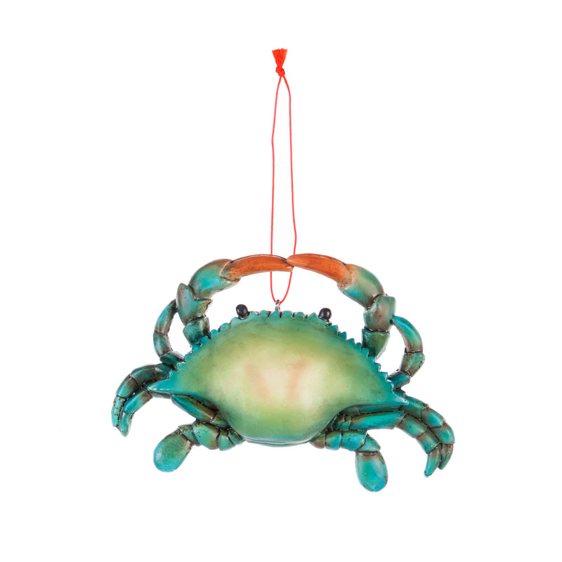 Resin Blue Crab Ornament