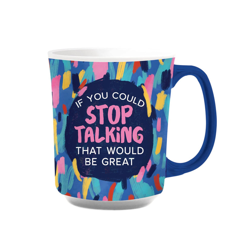 Cup of Awesome, 14oz, Stop Talking, 4.5"x3.75"x4.25"inches