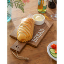 16" Wood Serving Board with 5 OZ Dipping Bowl, BREAD,3sbs002