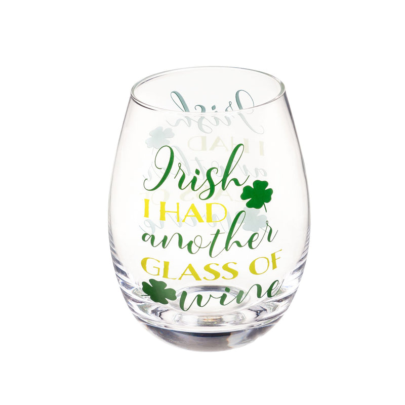 Cypress Home Beautiful Irish Kiss Stemless Wine Glass - 4 x 4 x 5 Inches Homegoods and Accessories for Every Space