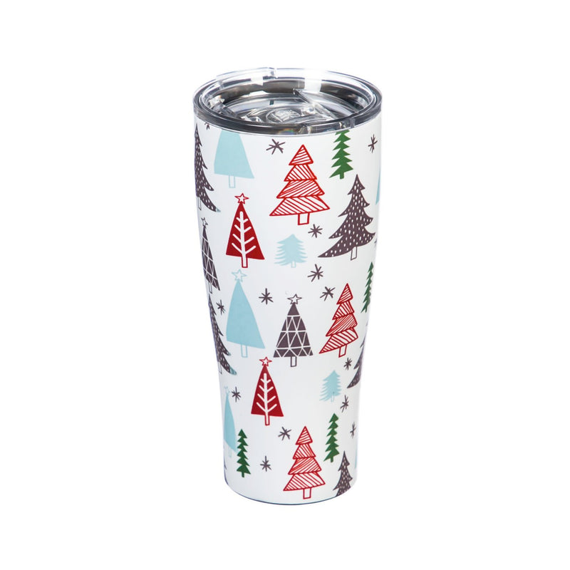 Cypress Home Festive Woodland Double Wall Stainless Steel Cup - 17 OZ