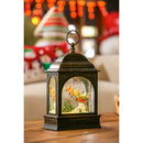 11'' Tall LED Musical Lantern with Spinning Action and Timer function Table Decor, Holiday Delivery,3wgl162