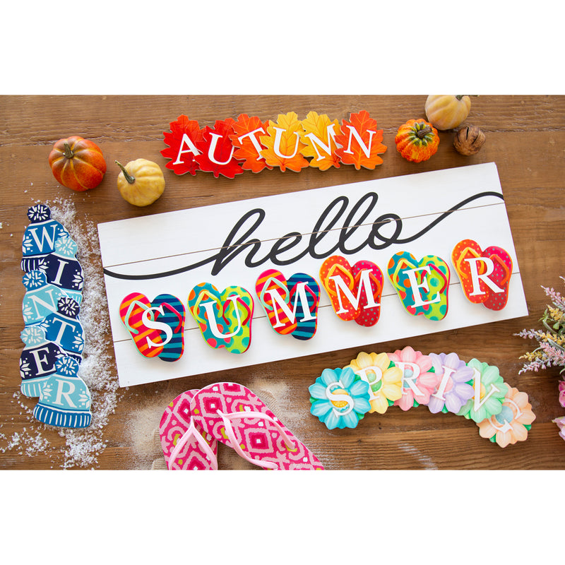 Seasonal Interchangeable Wall Sign,3wp833