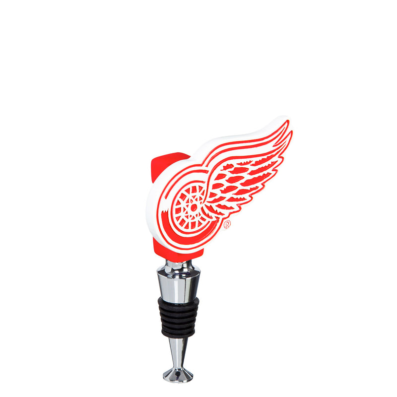 Team Sports America Detroit Red Wings Hand-Painted Team Logo Bottle Stopper