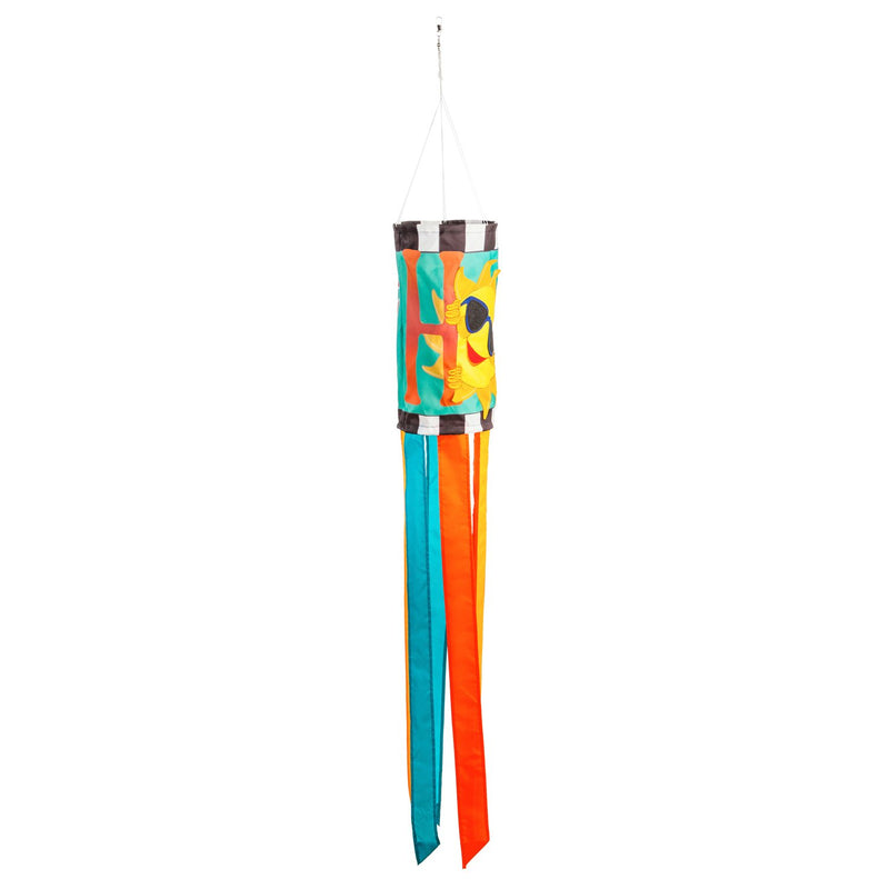 HOT Sun 3D Windsock,7"x48"x0.2"inches