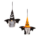 Animated Shaking Halloween Gnome with Sound Hanging Decor,401267bl